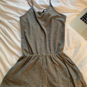 Super cute Grey Brandy Melville romper!